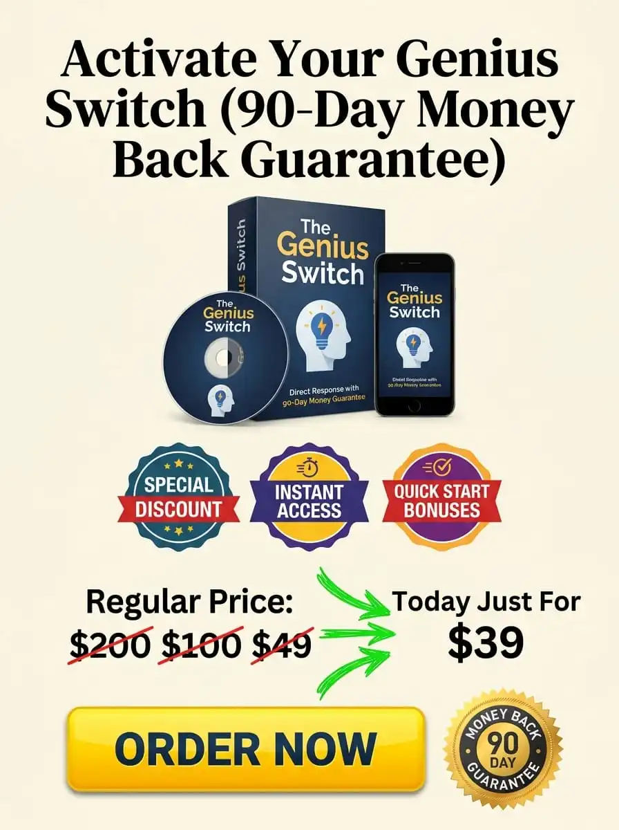 The Genius Switch Pricing & 90-Day Guarantee Showcase